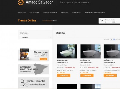 Tienda online Amado Salvador