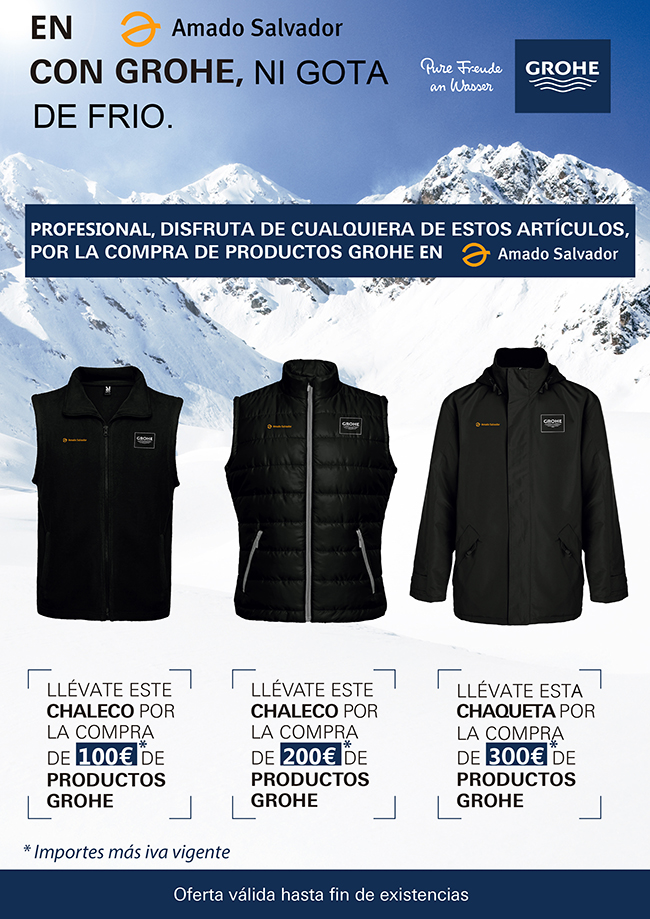Regalos Grohe por compras en Amado Salvador