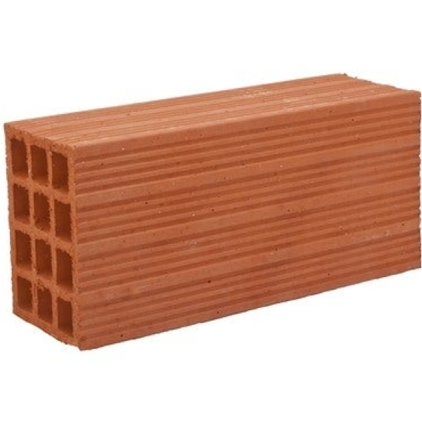 Ladrillo hueco para la construcción 11x16x33cm