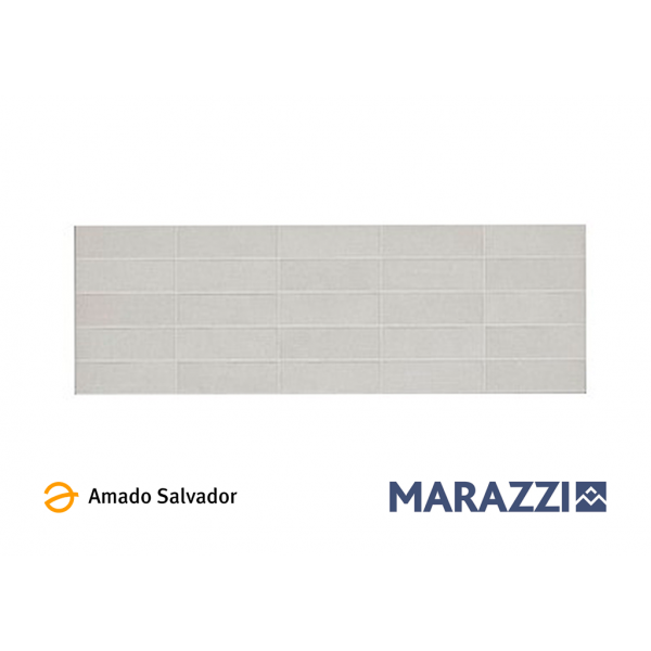 Revestimiento CHALK grey Struttura Brick 3D 25x76cm Marazzi