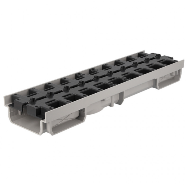 Canaleta Invisible 50Cm PVC con rejilla oculta 130X500X60MM