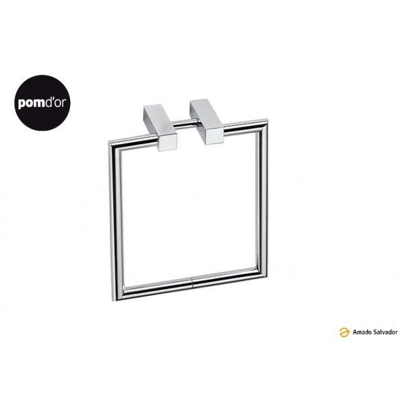 Toallero Argolla Metric cromo de POMD'OR