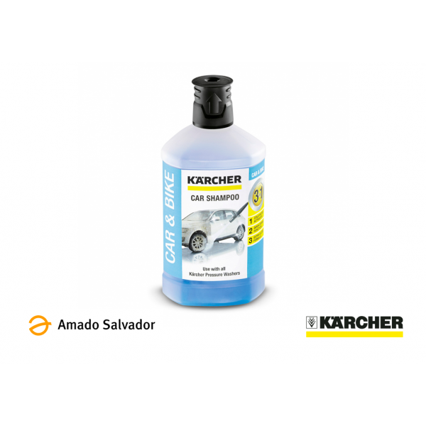 Detergente Hidrolimpiadora Karcher para limpieza de vehículos 1L