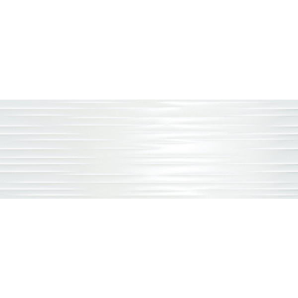 Revestimiento UNIK R90 Frost White Glossy 30x90cm pasta blanca brillo rectificado