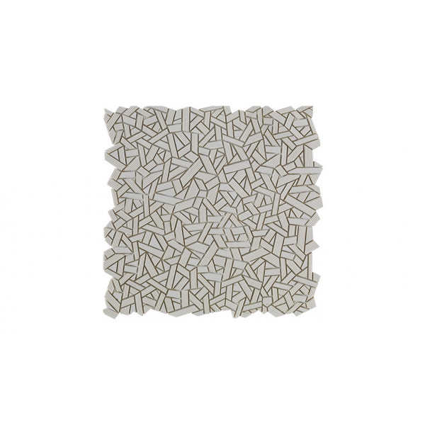Mosaico enmallado FASCE RIGATE White Multi 30x30cm
