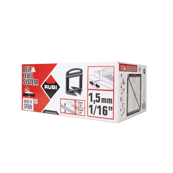 BRIDA 1,5 MM - 2400 UDS - Delta level system Rubi