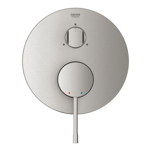 Monomando Essence CSupersteel con inversor de 3 vías Grohe