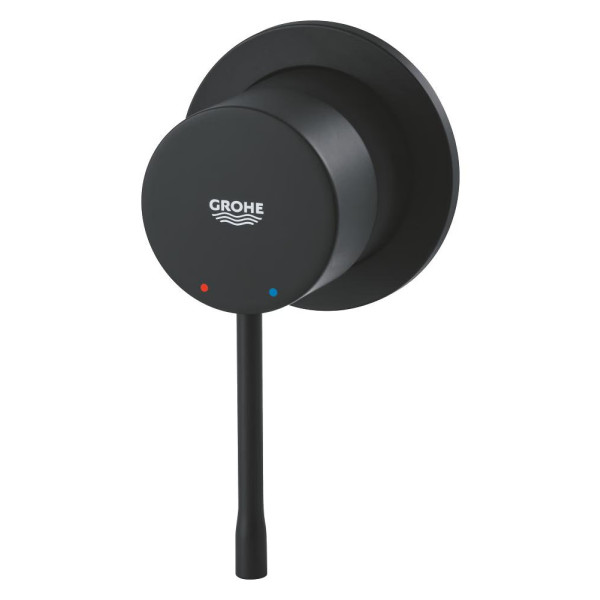 Mezclador monomando de ducha Essence negro 1 vía Grohe