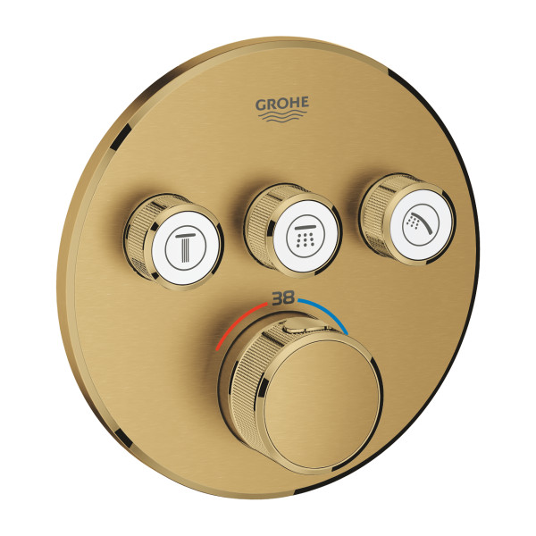 Termostato SmartControl Empotrado 3 Llaves Oro Grohe