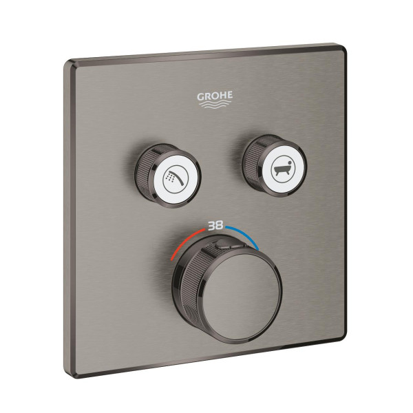 Termostato SmartControl Empotrado 2 Llaves Grafito Grohe