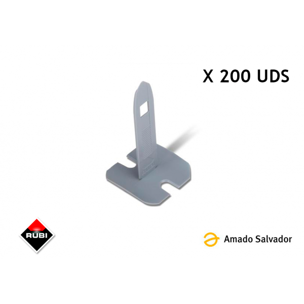 Brida Sistema De Nivelación Kit Tile Level Quick Rubi 200 Unds