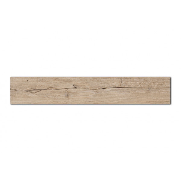 Pavimento  MUMBLE-H hueso 19,5x121,5cm madera porcelánica rectificado Peronda