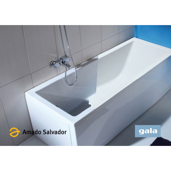 Bañera acrílica MITTA color blanco de Gala 140X70cm