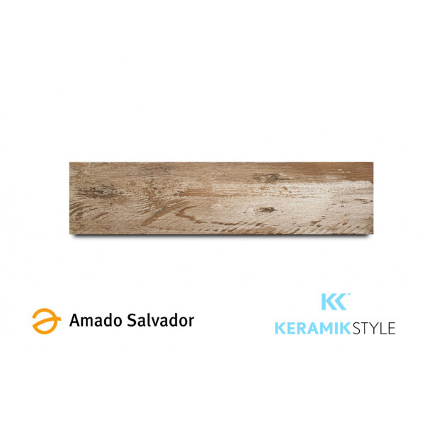 Pavimento Catan color Madera envejecido Medium Porcelánico 22x90 aspecto Madera