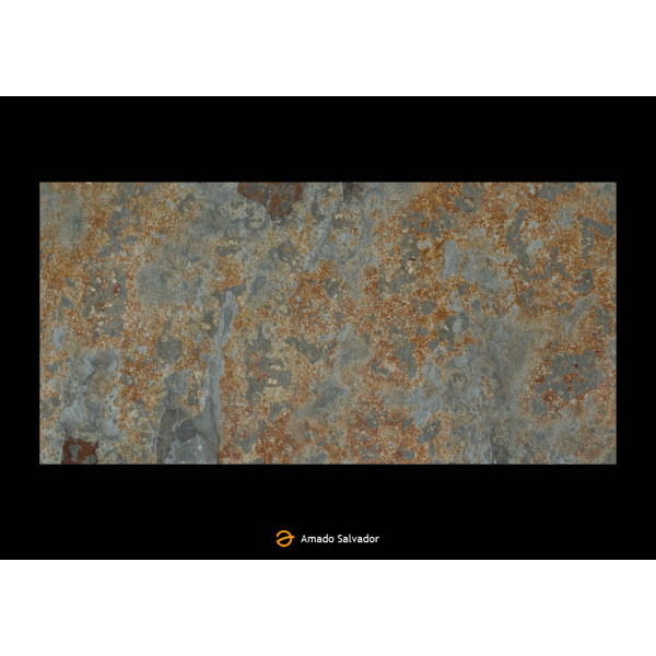 Piedra Natural Pizarra Brasileña calibrada 30x60cm Multicolor