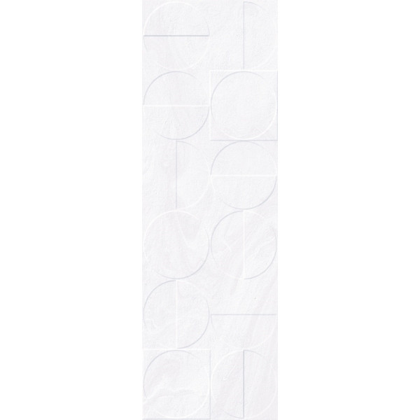 Revestimiento decorativo blanco Mijas-R 32x99cm