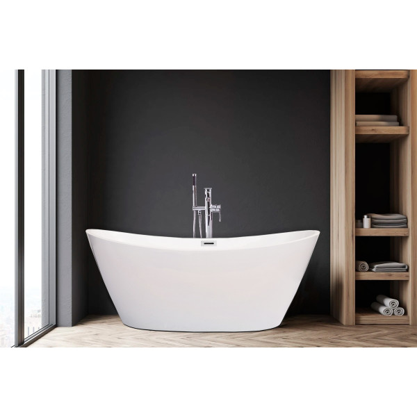 Bañera acrílica VELA exenta 170x80 cm blanca