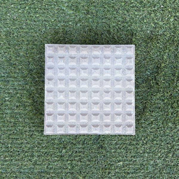 Baldosa Hidráulica de hormigón Punta Diamante Gris 20x20cm