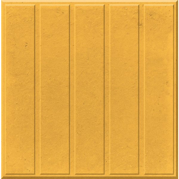 Baldosa Hidráulica de hormigón 5 Barras en Amarillo 20x20cm