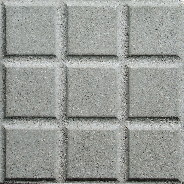 Baldosa hidráulica de hormigón 9 Pastillas en Gris 20x20xcm