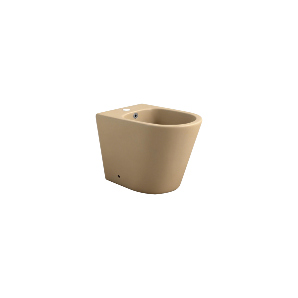 Bidé beige mate a suelo Roma