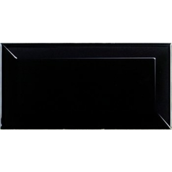 Revestimiento METRO BLACK BRILLO 7,5x15cm Equipe Cerámicas