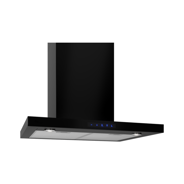 Campana extractora a pared HARWICH II Negro 70cm sin motor, Thermex