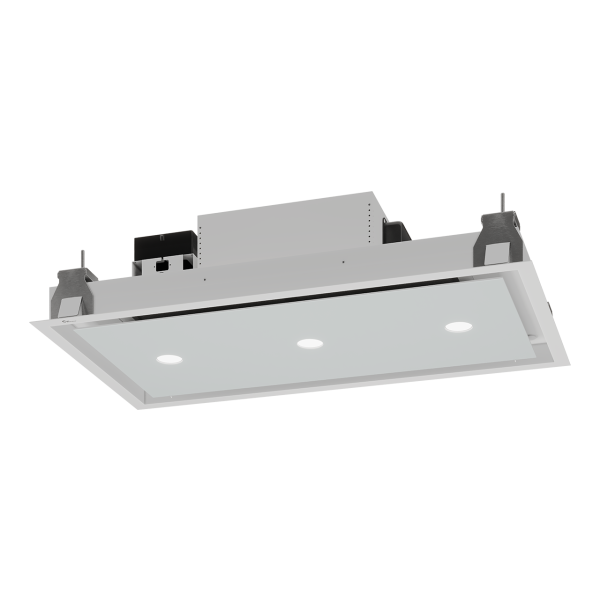 Campana extractora Passat Medio II 90x50cm cristal blanco, Thermex