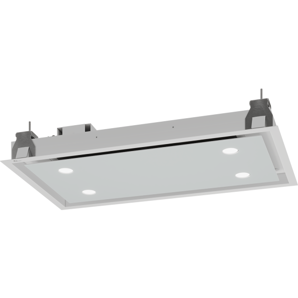 Campana extractora techo METZ MEDIO II cristal Blanco 90x50cm sin motor, Thermex