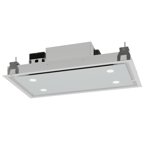 Campana extractora techo METZ MEDIO II cristal Blanco 90x50cm, Thermex