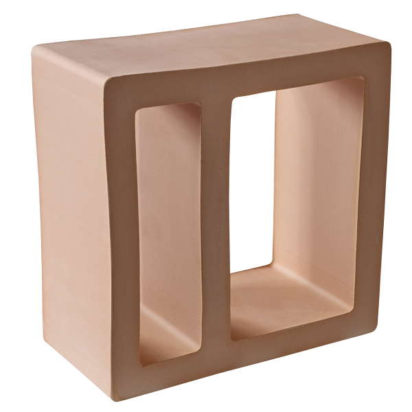 Celosía Lumina Cube 1 Sand Natural 20x20,7x10cm porcelánico 