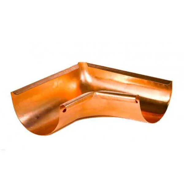 Inglete Canalon Semicircular Exterior 280 Cobre