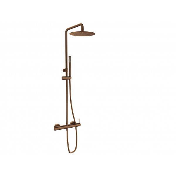 Columna de ducha oro rosa serie Loop Sanycces