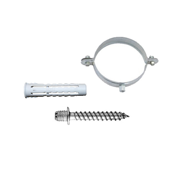 Conjunto abrazadera metálica reforzada M8 125