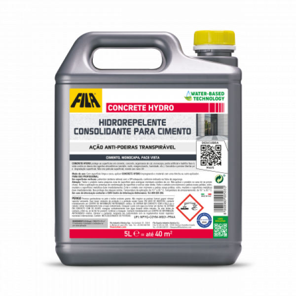 CONCRETE HYDRO hidrorepelente consolidante para cemento FILA