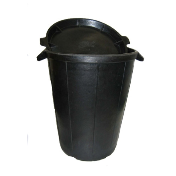 Cubo Basura Goma Caucho100L 70CM Alto Boca 55CM boca