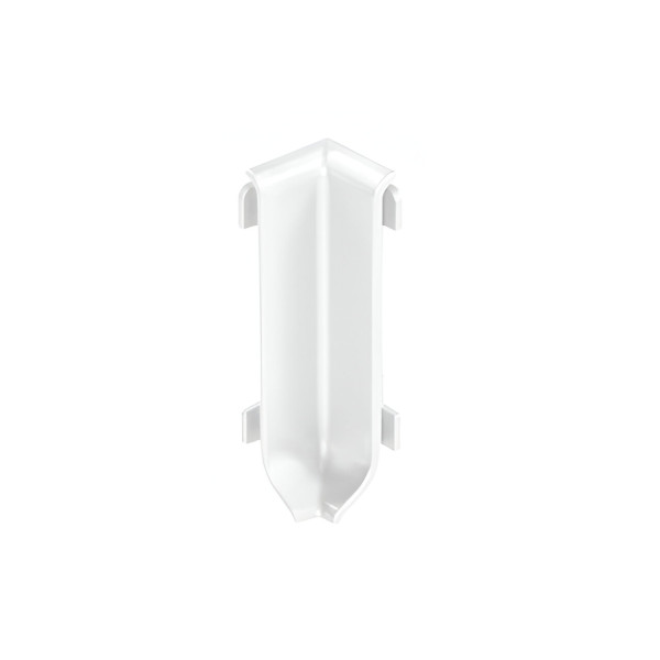 DESIGNBASE-SL/ID Ángulo Interno 90º aluminio lacado Blanco Brillo 80mm