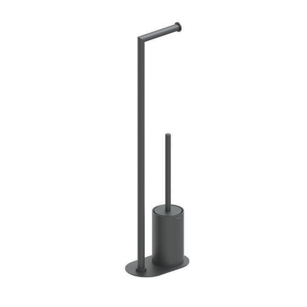 Escobillero y Portapapel Architect S+ Negro Mate de Cosmic