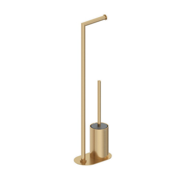 Escobillero y Portapapel Architect S+ Oro Cepillado de Cosmic