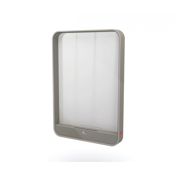 Espejo vertical Gris con soporte smartphone MOOD B&K