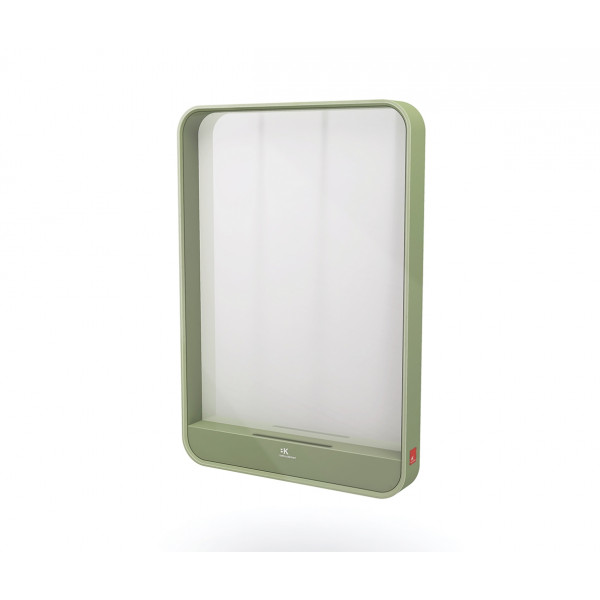 Espejo vertical Verde con soporte smartphone MOOD B&K