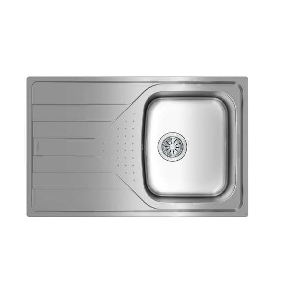 Fregadero UNIVERSE T-XP Acero Inoxidable con escurridor izquierda 79x50cm ref. 115110012 de Teka