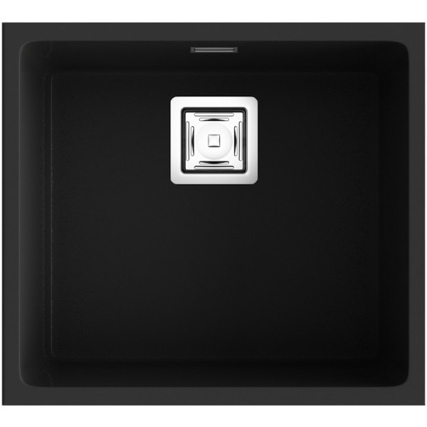 Fregadero ZIE45 Negro mate bajo encimera 450x500x200mmbajo encimera