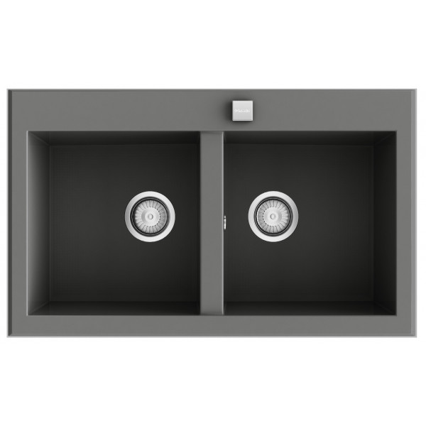 Fregadero SHIRA506 concret brillo bajo encimera 790x520mm