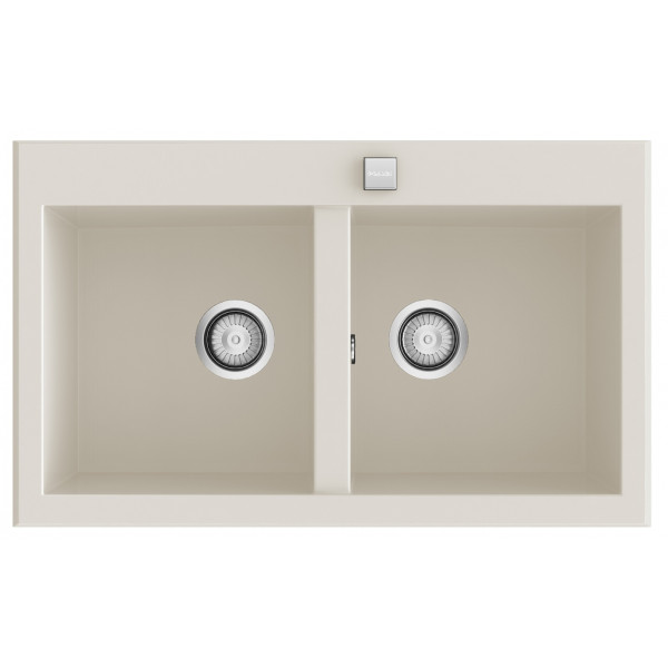 Fregadero SHIRA506 pergamon brillo bajo encimera 790x520mm