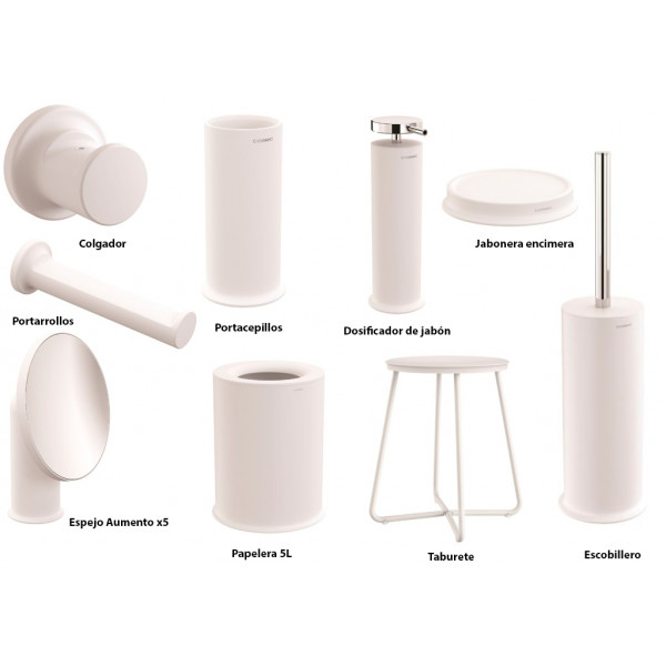 Novaservis Accesorios de baño - Escobilla de WC de plástico, plástico/cromo  6833,Y0