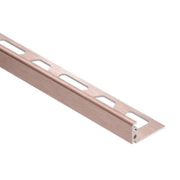 JOLLY-AKGB Cantonera de aluminio Cobreado Cepillado altura 12,5 mm J125AKGB