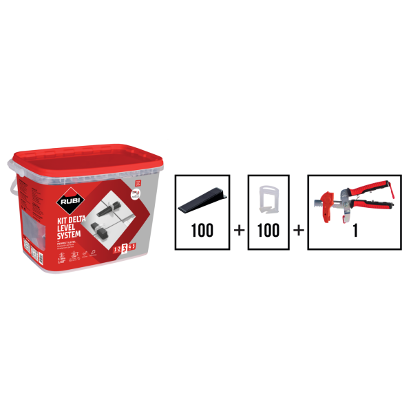 Kit DELTA LEVELLING SYSTEM Brida 1,5mm 