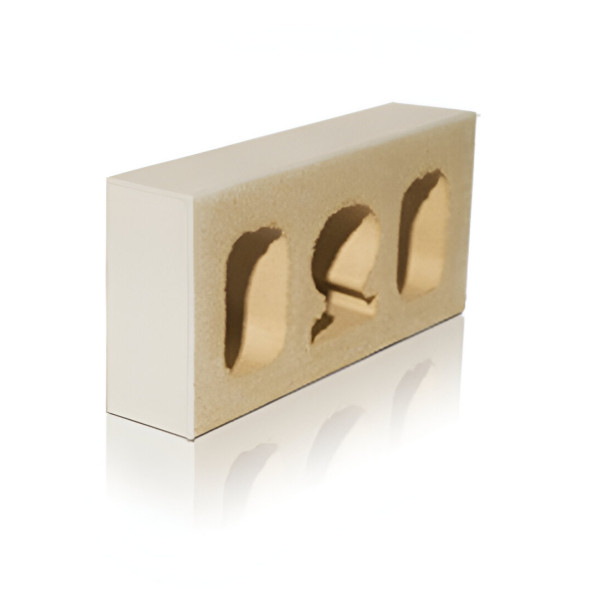 Ladrillo Caravista Klinker Blanco Esmaltado 3 Caras Liso 