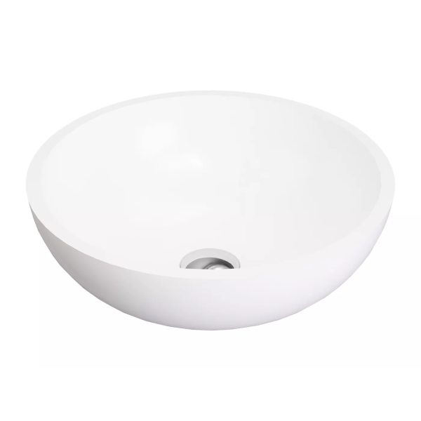 Lavabo Yager Redondo 40cm Sobre Encimera